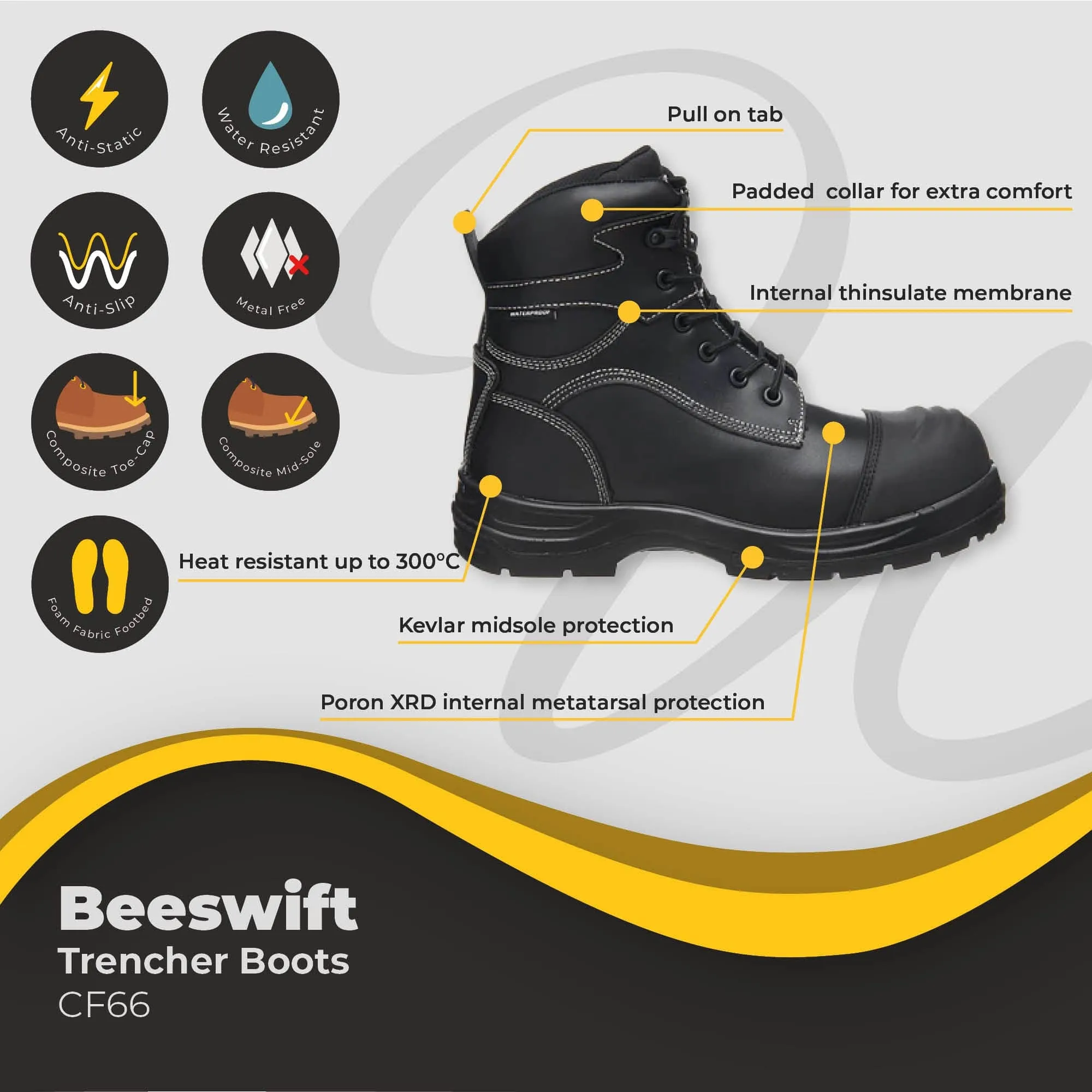 Beeswift Trencher Boot CF66