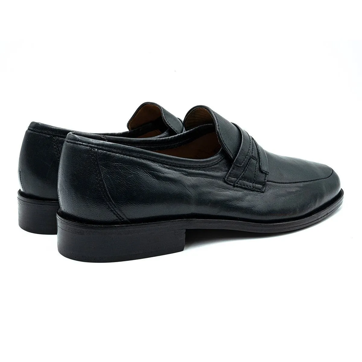 Bentley Formal Slip Ons Leather Blue Colour For Men