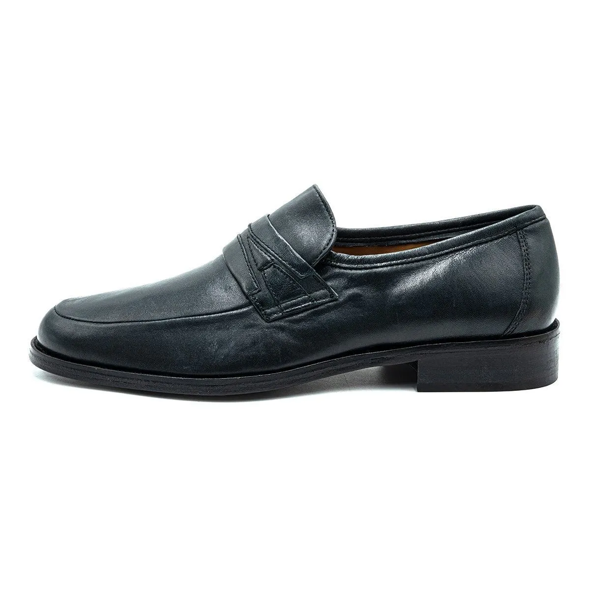 Bentley Formal Slip Ons Leather Blue Colour For Men