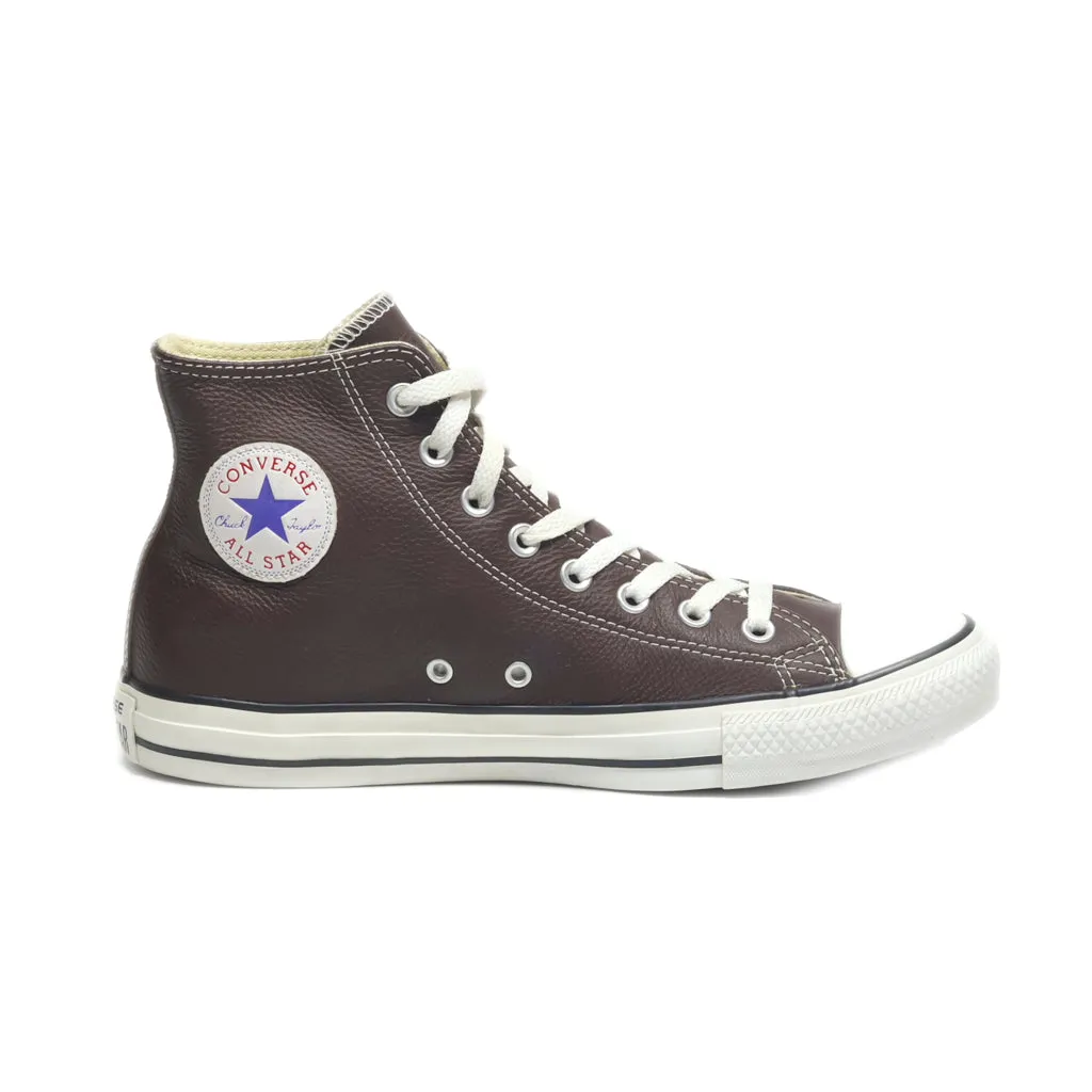 Converse Ankle Boots Leather Brown Colour For Men