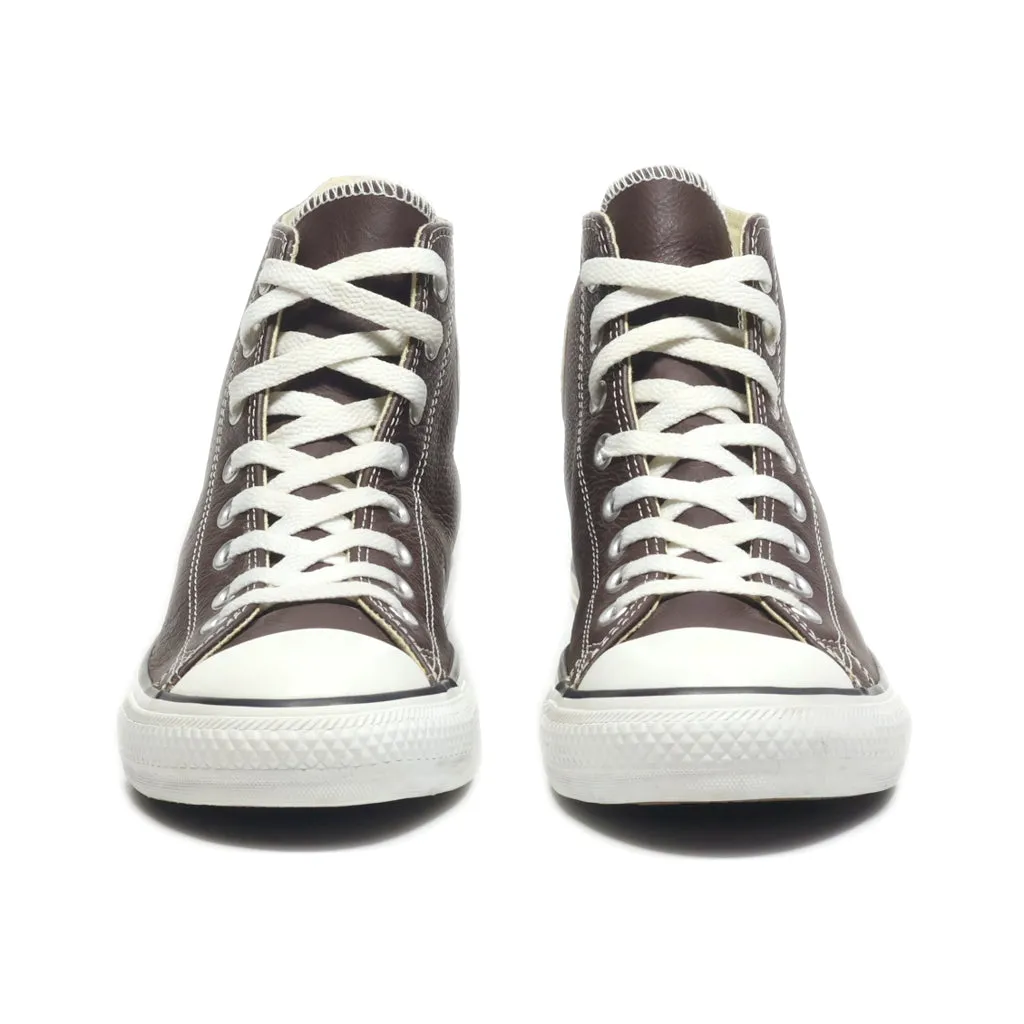 Converse Ankle Boots Leather Brown Colour For Men