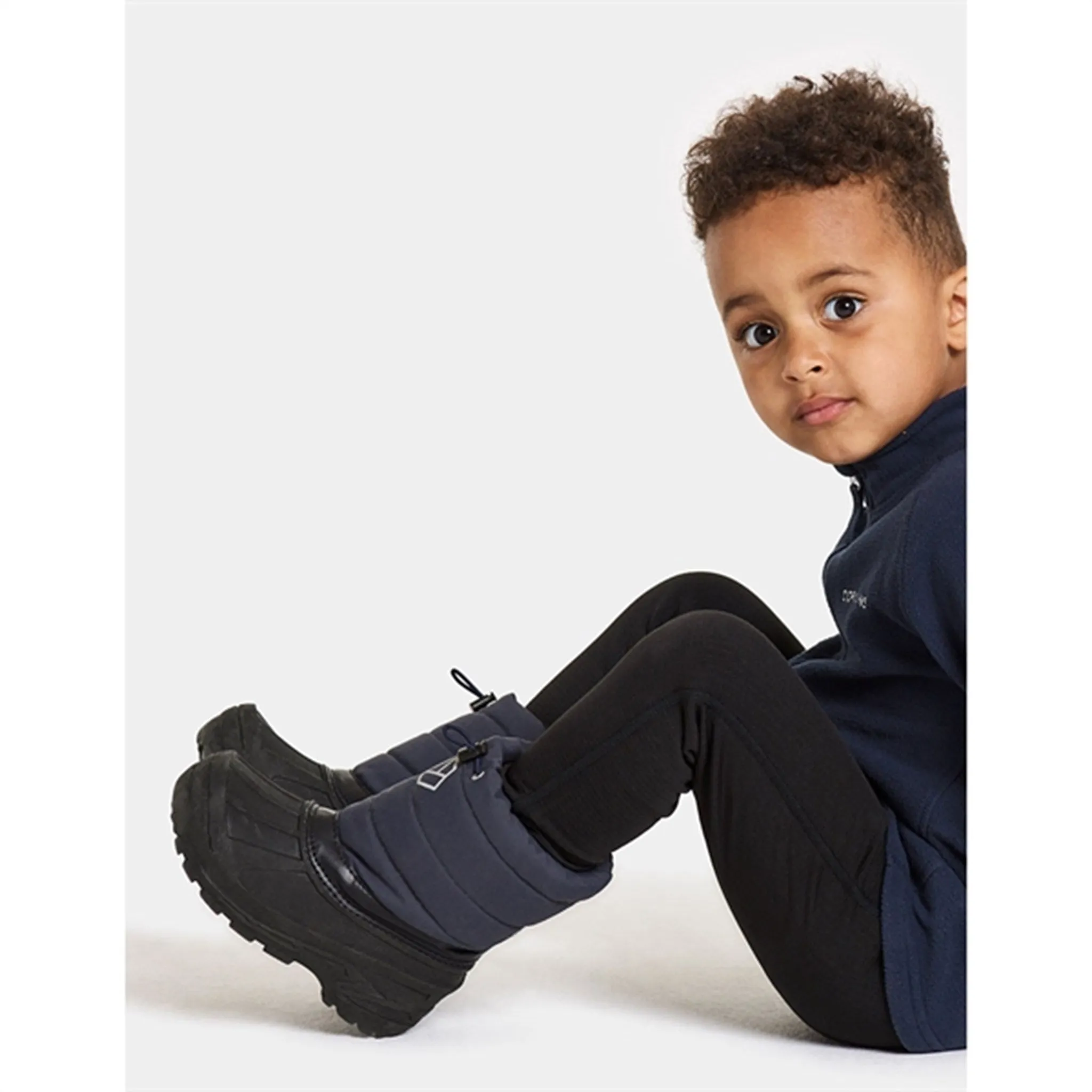 Didriksons Navy Lumi Kids Boots