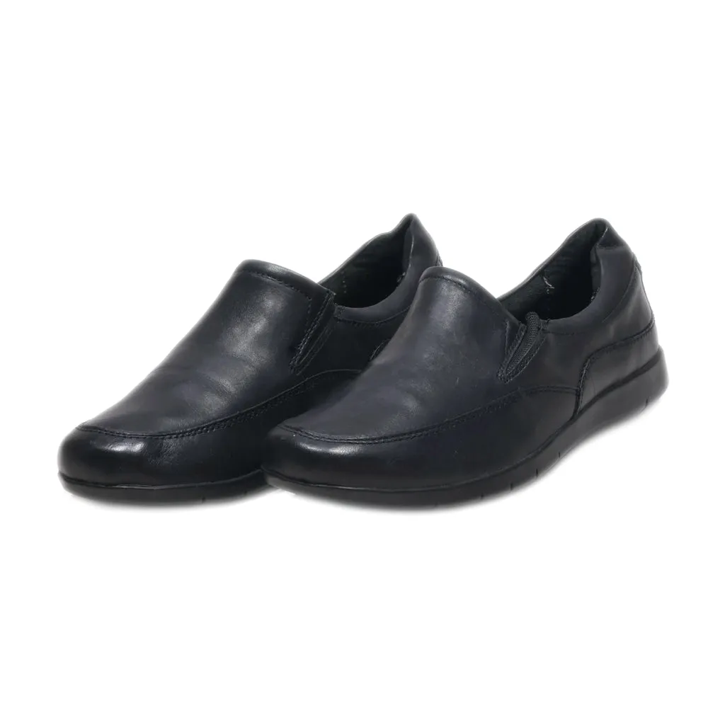 Dr. Scholl'S Missy Slip Ons Leather Black Colour For Women