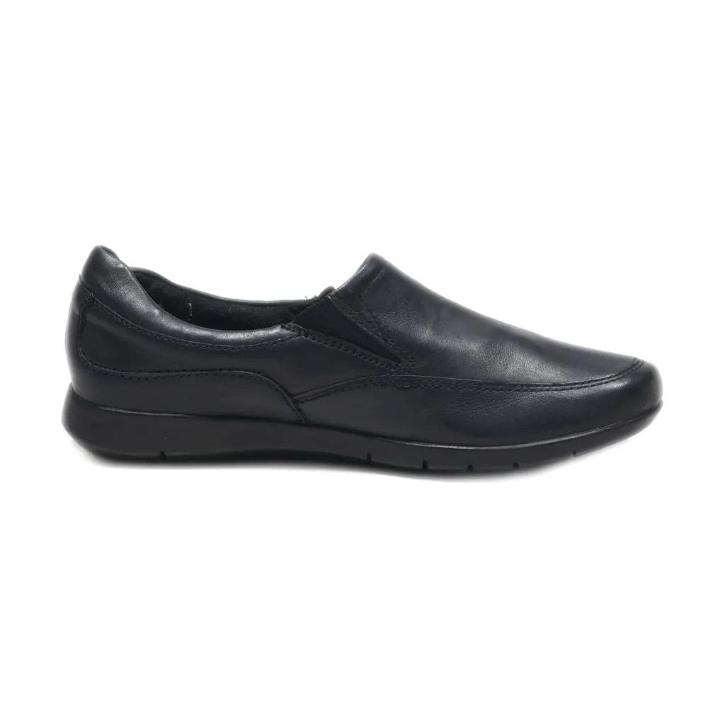 Dr. Scholl'S Missy Slip Ons Leather Black Colour For Women