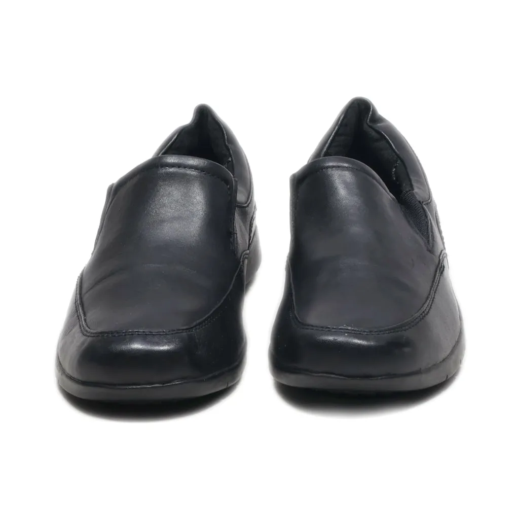 Dr. Scholl'S Missy Slip Ons Leather Black Colour For Women