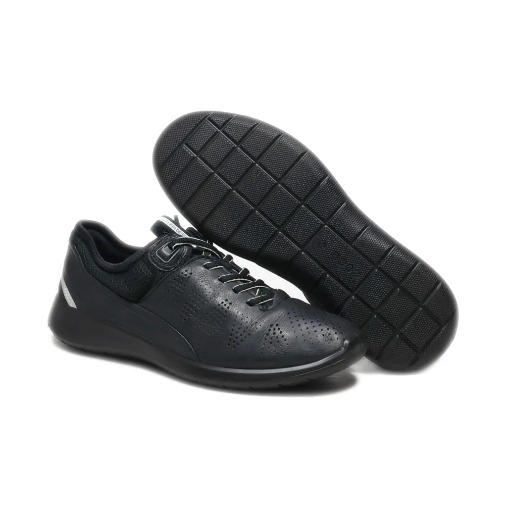 Ecco Soft 5 Low-Top Sneakers Leather Black Colour For Women