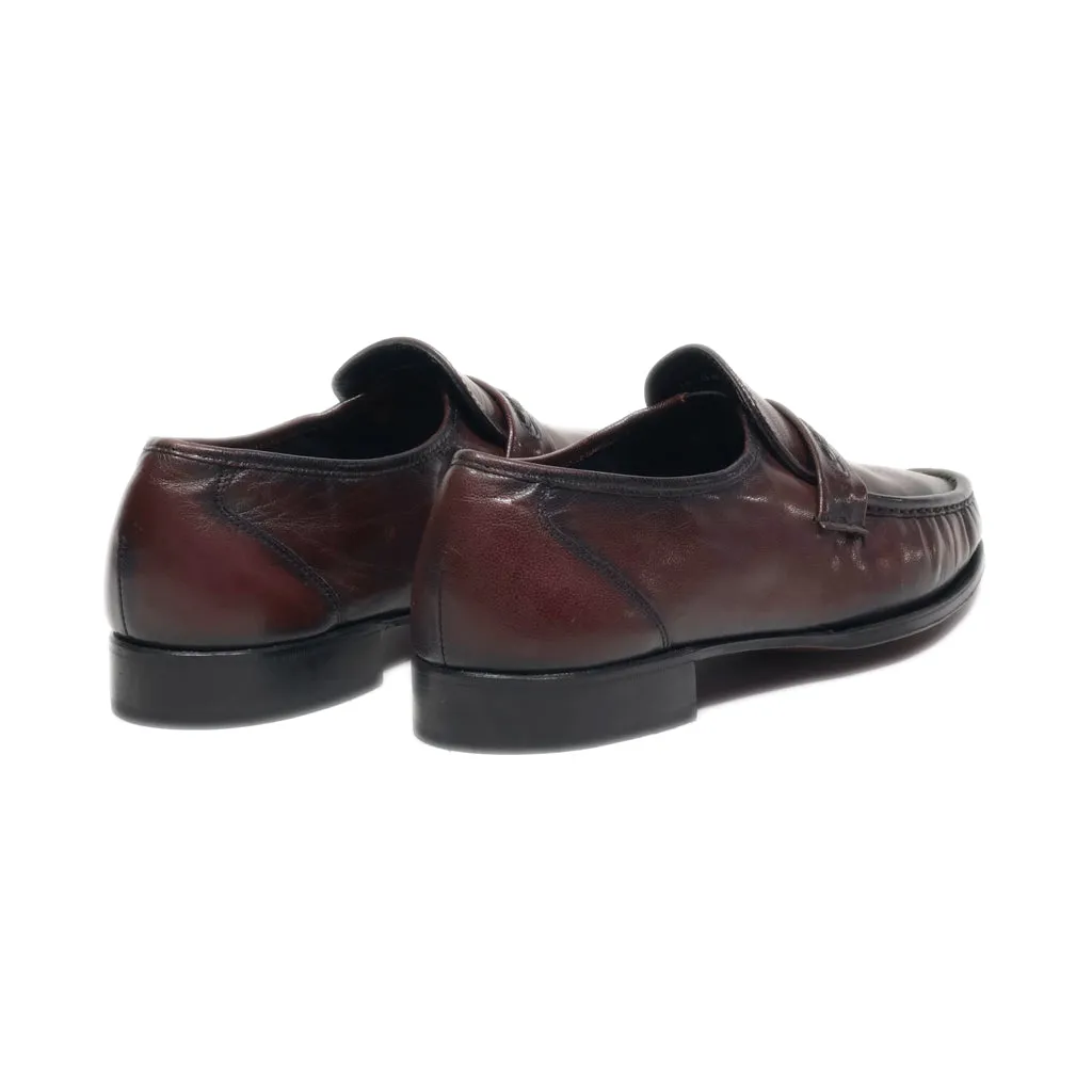 Florsheim Formal Slip Ons Leather Brown Colour For Men