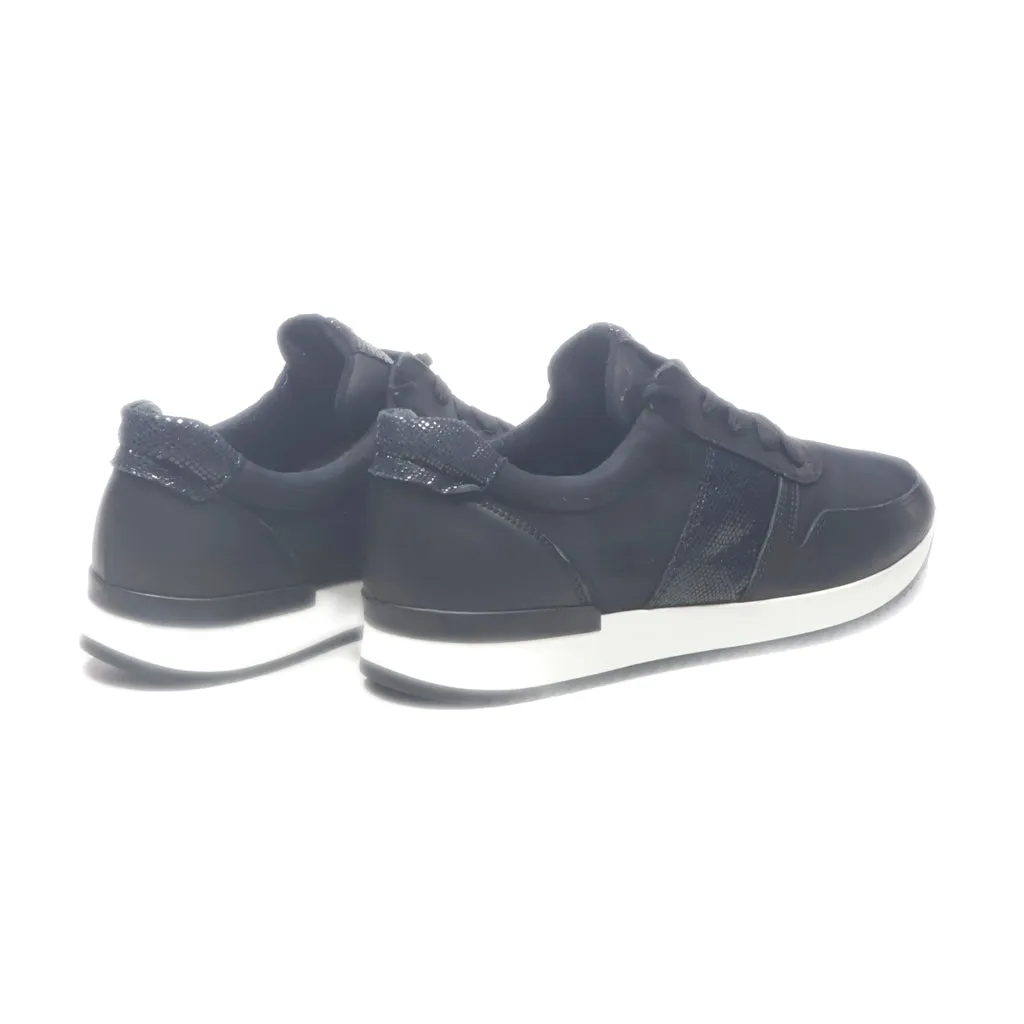 Gabor Low-Top Sneakers Suede Black Colour For Women