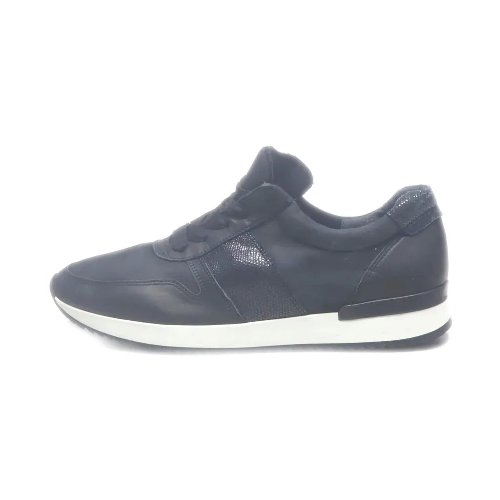 Gabor Low-Top Sneakers Suede Black Colour For Women