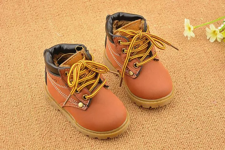 New children sneakers boots shoes kids fashion sneakers casual boys girls leather boots shoes children autumn boots boys