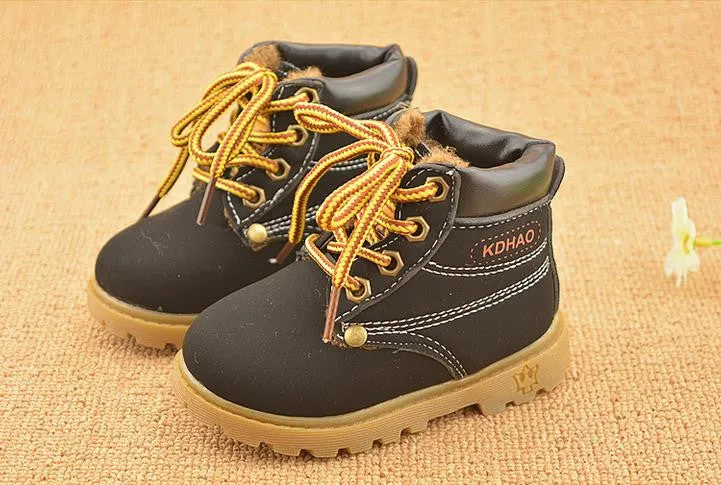 New children sneakers boots shoes kids fashion sneakers casual boys girls leather boots shoes children autumn boots boys