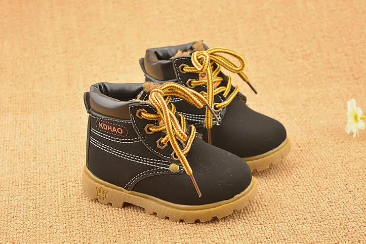 New children sneakers boots shoes kids fashion sneakers casual boys girls leather boots shoes children autumn boots boys