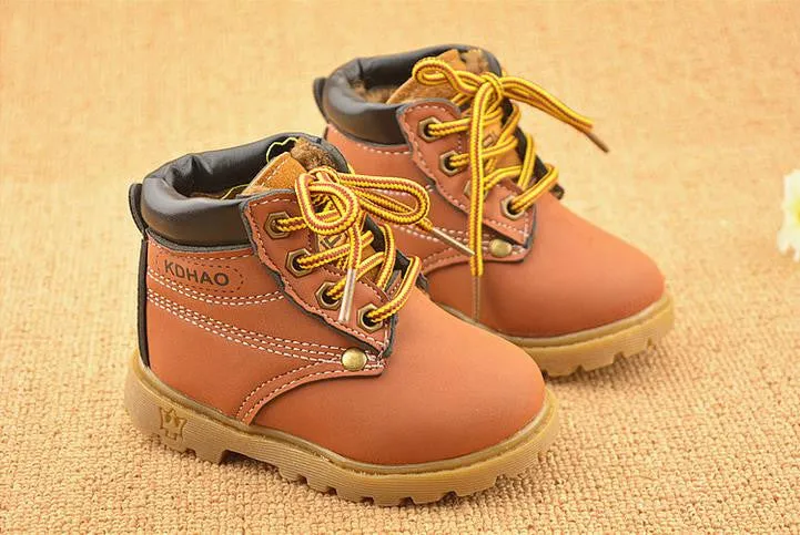 New children sneakers boots shoes kids fashion sneakers casual boys girls leather boots shoes children autumn boots boys