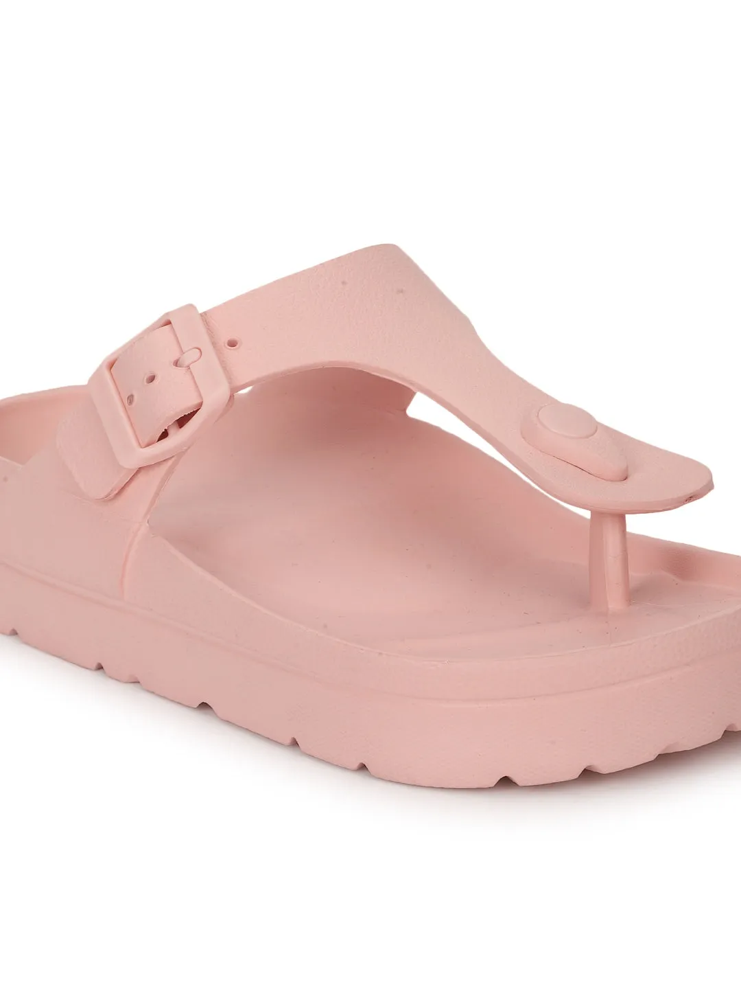 Pink PU Slip-On Flats (TC-RS3480-PNK)