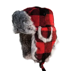 Plaid Alaskan Fur Hat