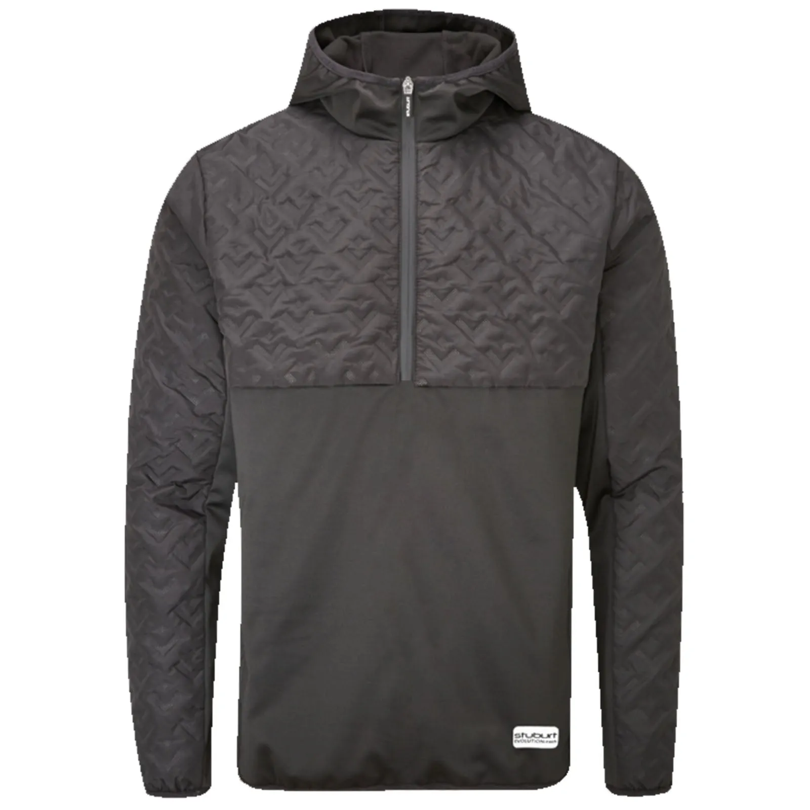 Stuburt Mens Evolution-Tech Hooded Padded Half Zip Jacket