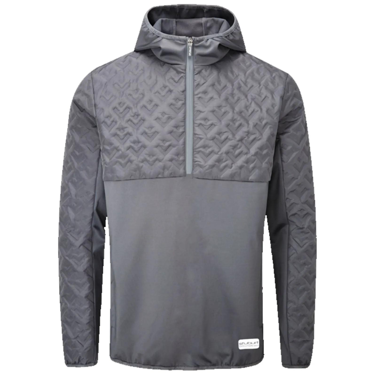 Stuburt Mens Evolution-Tech Hooded Padded Half Zip Jacket