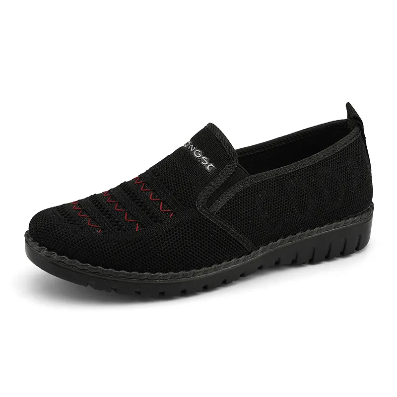 Telma Women's Slip-On Black Shoes