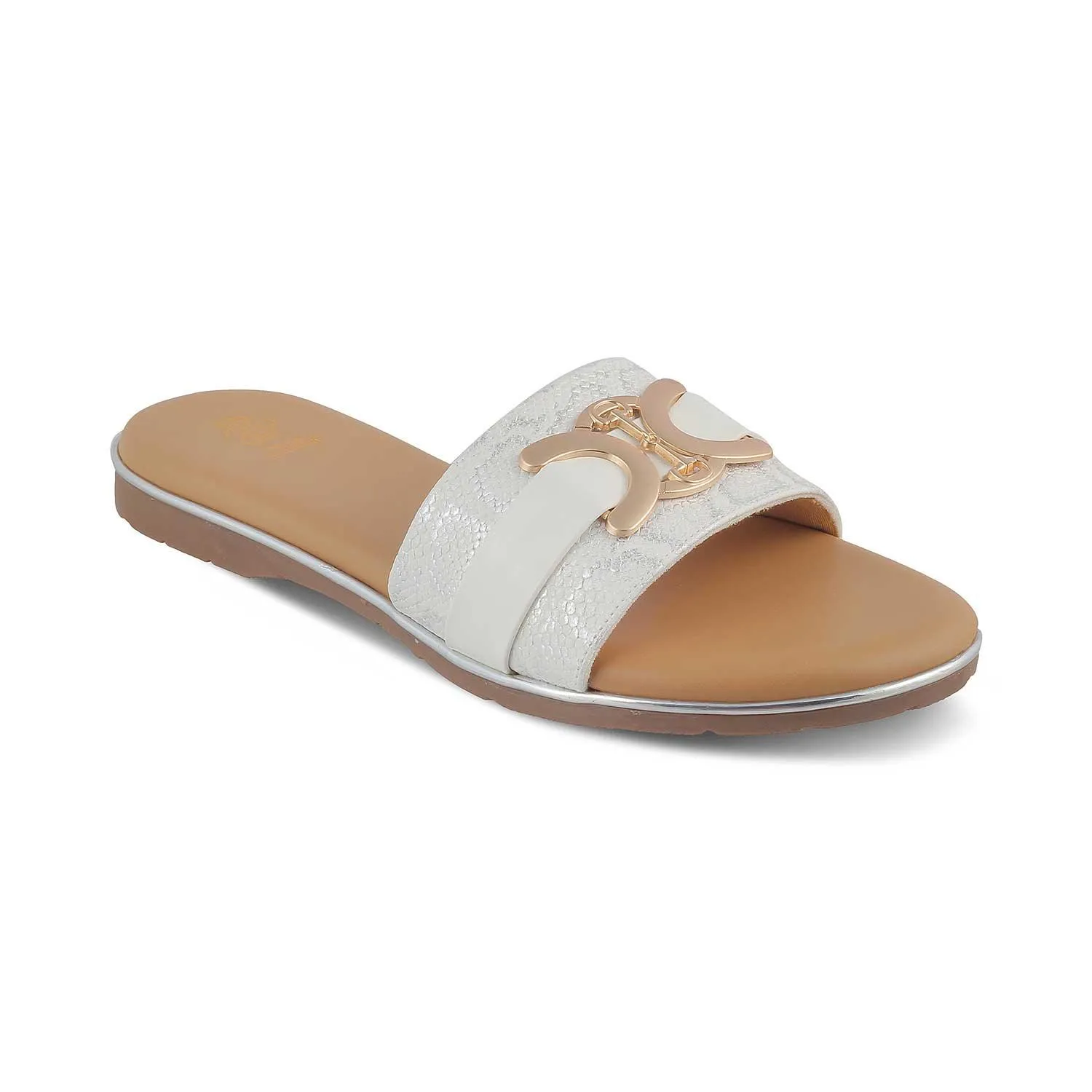 The Joy White Women's Casual Flats Tresmode