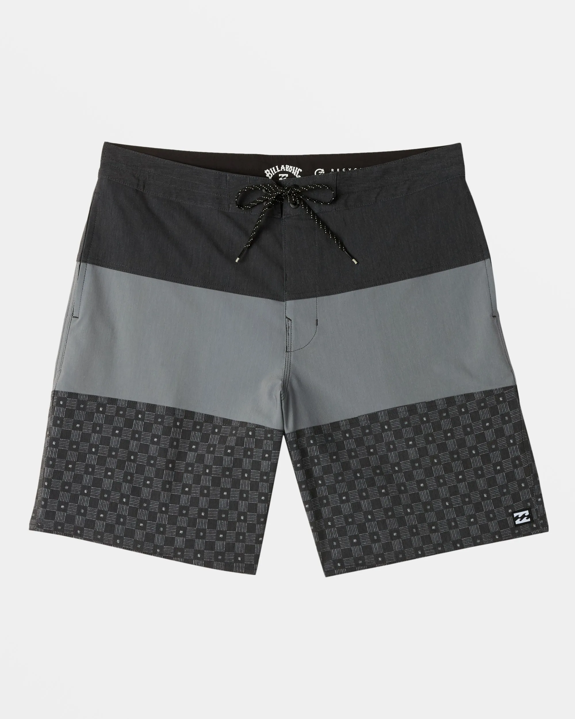 Tribong Lo Tide 19" Boardshorts - Black