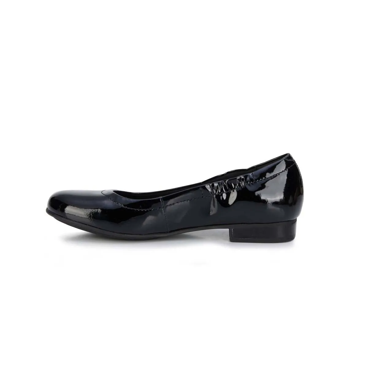 Walking Cradles Wc Tess Women Flat Slip-on Shoe In Black Patent Leather